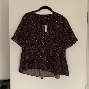 NWT madewell star top, sizeM